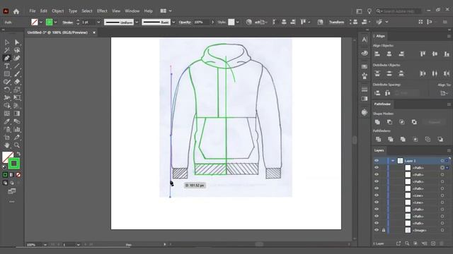 Fashion Flat Dress Illustration Bangla Tutorial | How To Draw Fashion Hoodie Sketches In Illustrato смотреть онлайн