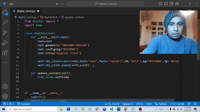 How to make a Digital Clock in Python - Sinhala Description смотреть онлайн