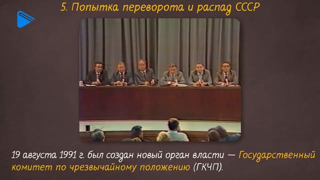 11 класс - история России - Перестройка в СССР. Часть 2 смотреть онлайн