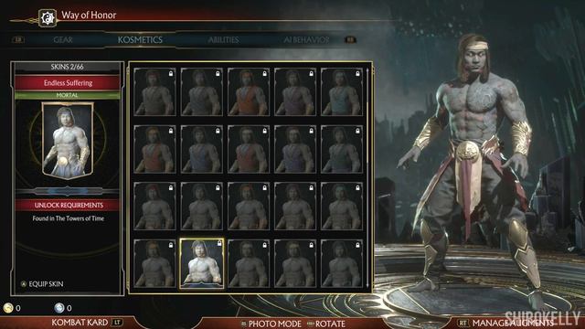 Mortal Kombat 11 : liu kang Character Customization / All Outfits & Gear смотреть онлайн