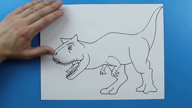 How to Draw a CARNOTAURUS смотреть онлайн