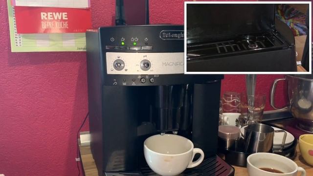 Einstellung des Mahlwerks De'Longhi Magnifica ESAM 3000.B Kaffeevollautomat Bedienung Anleitung смотреть онлайн
