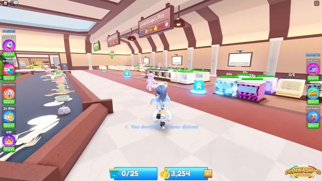 Washing EXPENSIVE Dishes in Roblox! смотреть онлайн