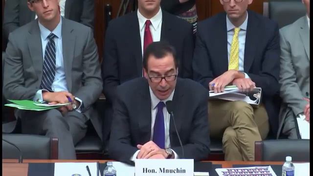 Maxine Waters Grills Treasury Secretary Steven Mnuchin On Russia & Trump смотреть онлайн