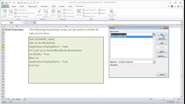 webcast_3_visual_basic_unhide_all_tabs смотреть онлайн
