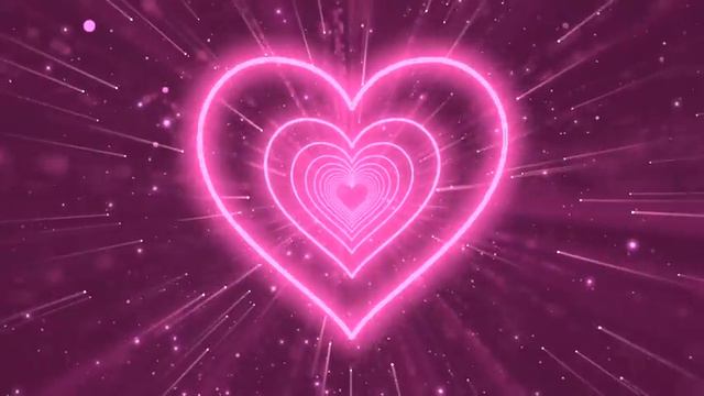 Неоновое сердце❤️, романтика, хорошая музыка для отдыха, заставка для фона смотреть онлайн