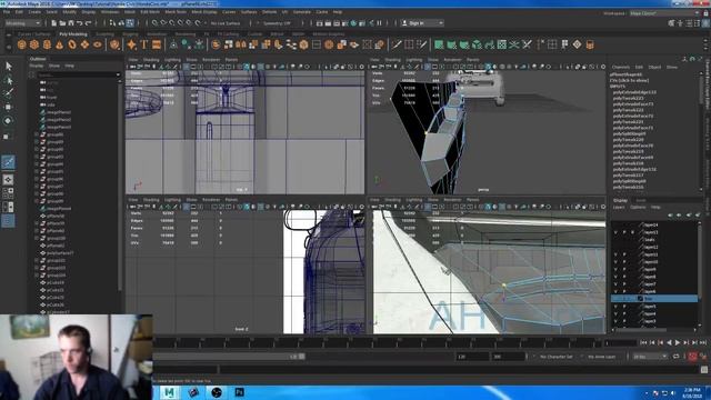 maya modeling Honda Civic pt 21 смотреть онлайн