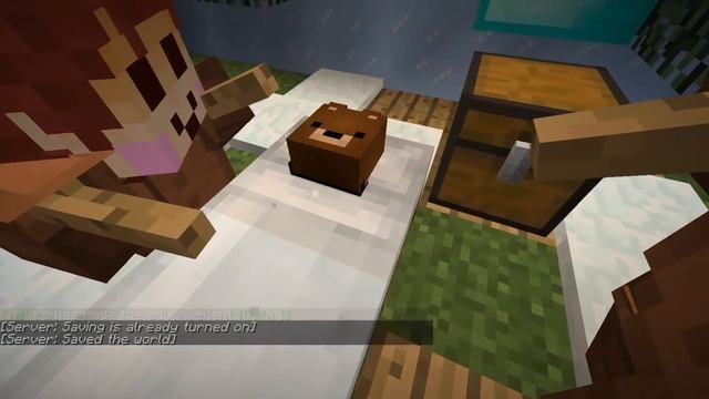 A Christmas Scene in Minecraft! смотреть онлайн
