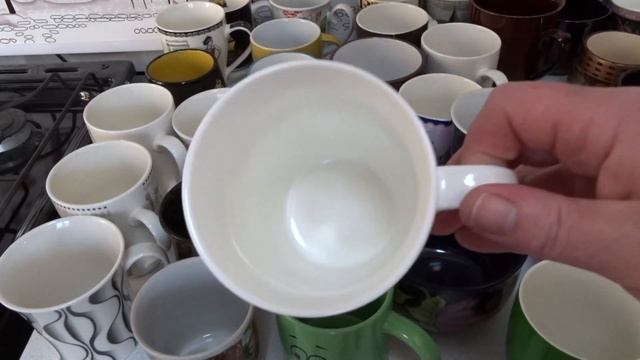 Чашки, кружки// много чашек смотреть онлайн