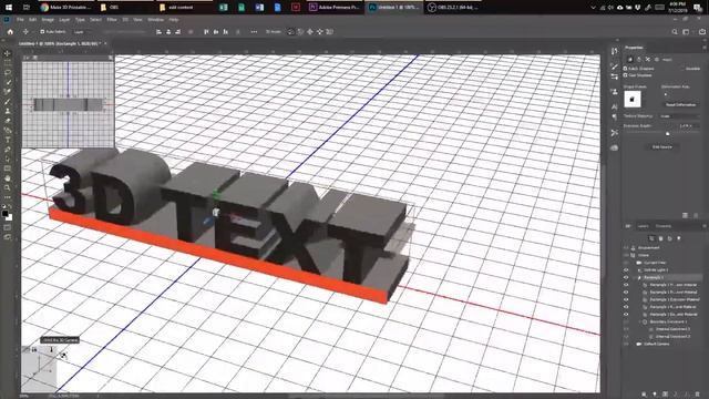 Make 3D Printable Text In Photoshop смотреть онлайн