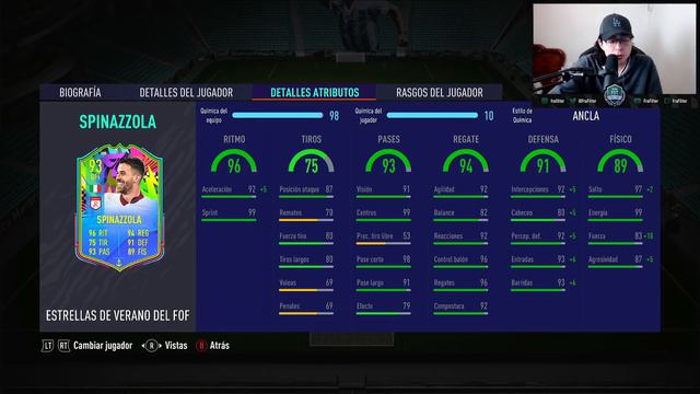 ¡LA MAYOR SORPRESA DEL EVENTO! 😳 93 LEONARDO SPINAZZOLA FIFA 21 SUMMER STARS REVIEW смотреть онлайн