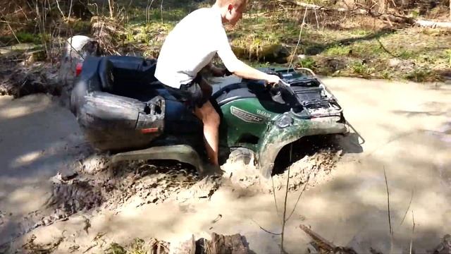 преодоление водного препятствия на yamaha grizzly 700 смотреть онлайн