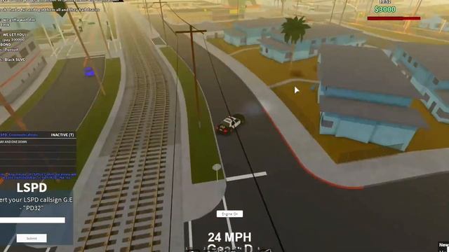 LSPD Police Chase in San Andreas! - Roblox Police Pursuit (PRRP) смотреть онлайн