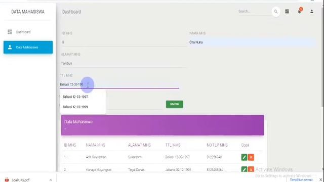 Aplikasi Sederhana Menggunakan ORACLE, PHP dan Menu CRUD смотреть онлайн