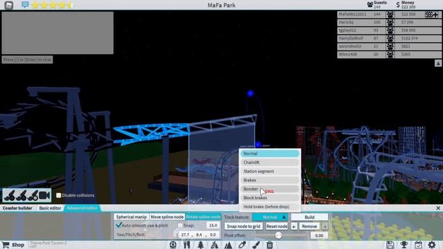 ROBLOX Theme Park Tycoon 2 - Take 4 - advanced editor смотреть онлайн