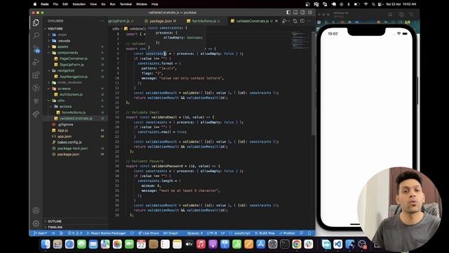 Part-3 React Native SignUp & SignIn Screen | React Native expo смотреть онлайн