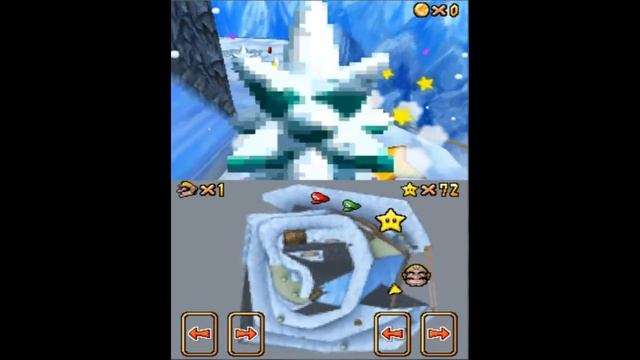 Let's Play Super Mario 64 DS Switch Star of Cool, Cool Mountain смотреть онлайн
