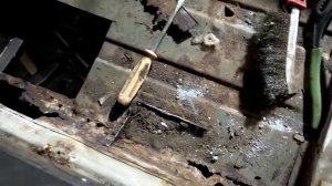 Ремонт пола нива часть первая