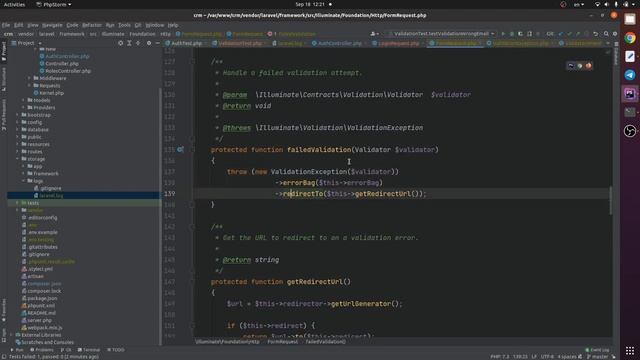 Laravel&Vue CRM.12: Валидация API смотреть онлайн