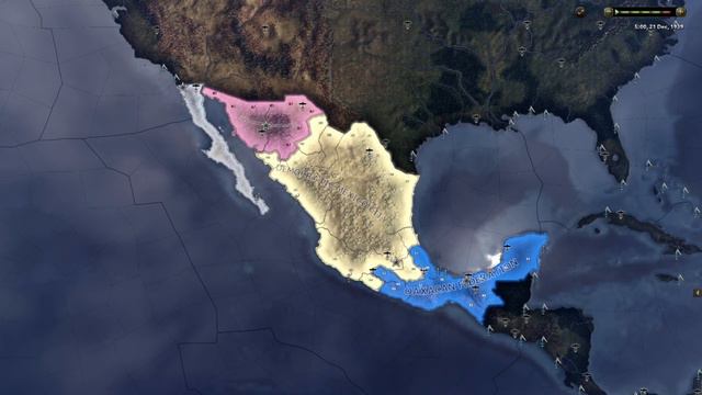 Battle Royale: Mexico - Hoi4 Timelapse смотреть онлайн