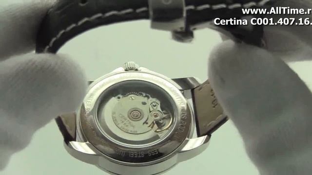 Мужские наручные швейцарские часы Certina C001.407.16.037.00 смотреть онлайн