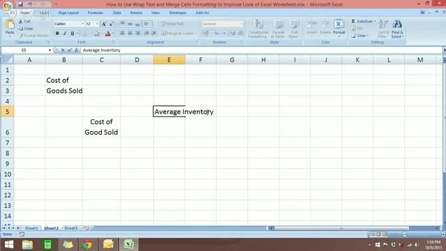 [Free Excel Tutorial] HOW TO USE WRAP TEXT & MERGE CELLS FORMATTING - Full HD смотреть онлайн