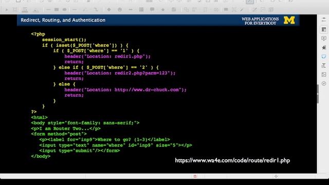 PHP Redirection смотреть онлайн
