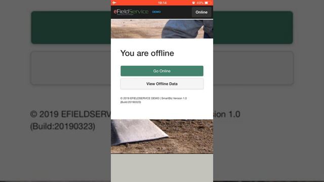 Mobile Web App - Offline workflow - iOS Device смотреть онлайн