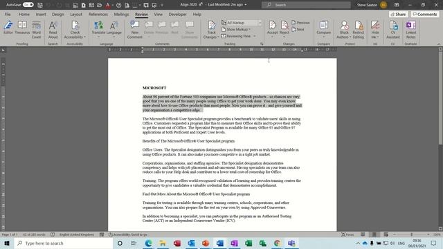 Block Author in Microsoft Word. Block edits in Office 365 смотреть онлайн