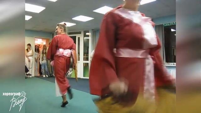 Стилизованный японский танец с веерами. Хореограф Владлен Баранов