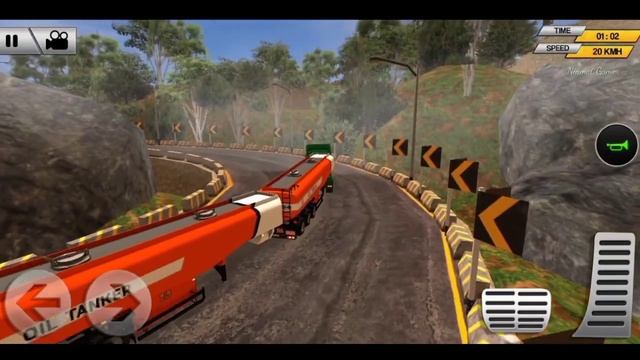 Off-road Oil Tanker Truck Driving Simulator - Android Game Play смотреть онлайн