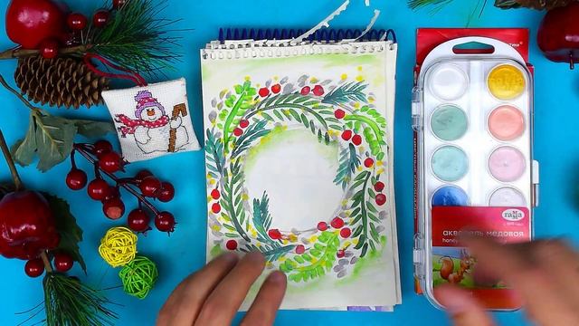 Рождественские рисунки - Фотоурок в инстаграм на РыбаКит смотреть онлайн