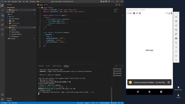 React native AppIntro || Just a Variable; смотреть онлайн