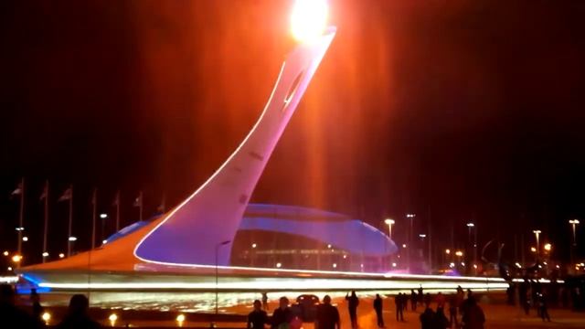 Олимпийский огонь в Олимпийском парке смотреть онлайн