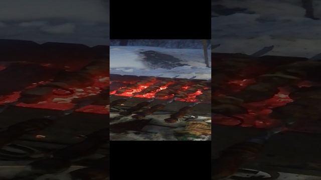 Жарим мясо)