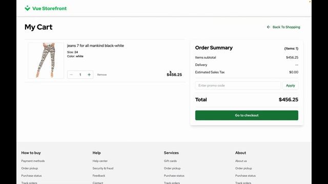 Vue Storefront & Storefront UI React Demo смотреть онлайн
