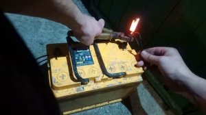 Испытание свечи накала на Т 40 АМ