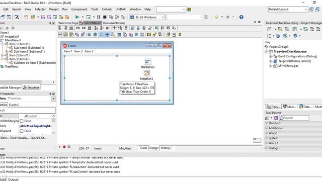 #Exemplos 3 - Exemplo itens de Menu no Treeview com Checkbox Delphi Xe смотреть онлайн