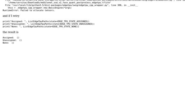 Google Coral Edge TPU: RuntimeError (4 Solutions!!) смотреть онлайн