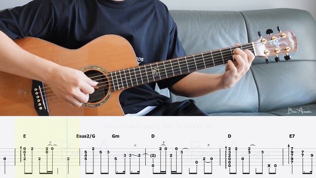 Spread Your Wings - Queen / Fingerstyle Guitar / Tabs + Chords + Lyrics смотреть онлайн
