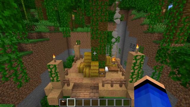 МОД НА СЕКРЕТНУЮ ДЕРЕВНЮ В ДЖУНГЛЯХ В МАЙНКРАФТ | ОБЗОР МОДА MINECRAFT Qrafty's Jungle Villages