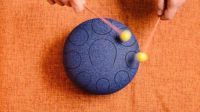 Глюкофон Steel Tongue Drum MagicDrum от DimaJima Мини-модель (звукоряд Celtic смотреть онлайн