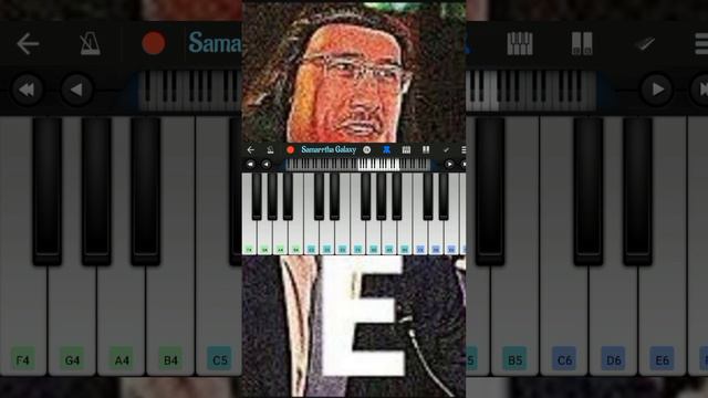 Rush E | Easy Piano tutorial | #viralvideo #piano #samarrthagalaxy смотреть онлайн