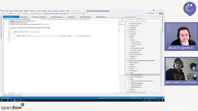 Use Screenplay Pattern in SpecFlow together with boa-constrictor to automate your ASP.NET App смотреть онлайн
