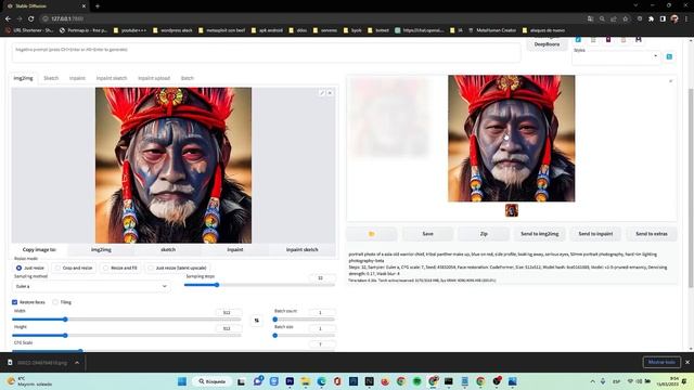 Stable Diffusion v1 & v2 - Explicat în detaliu Google Colab și PC Tutorial complet în limba român смотреть онлайн