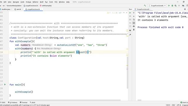#43 with Scope function in kotlin | Kotlin tutorial | Kotlin Bootcamp for programmers смотреть онлайн