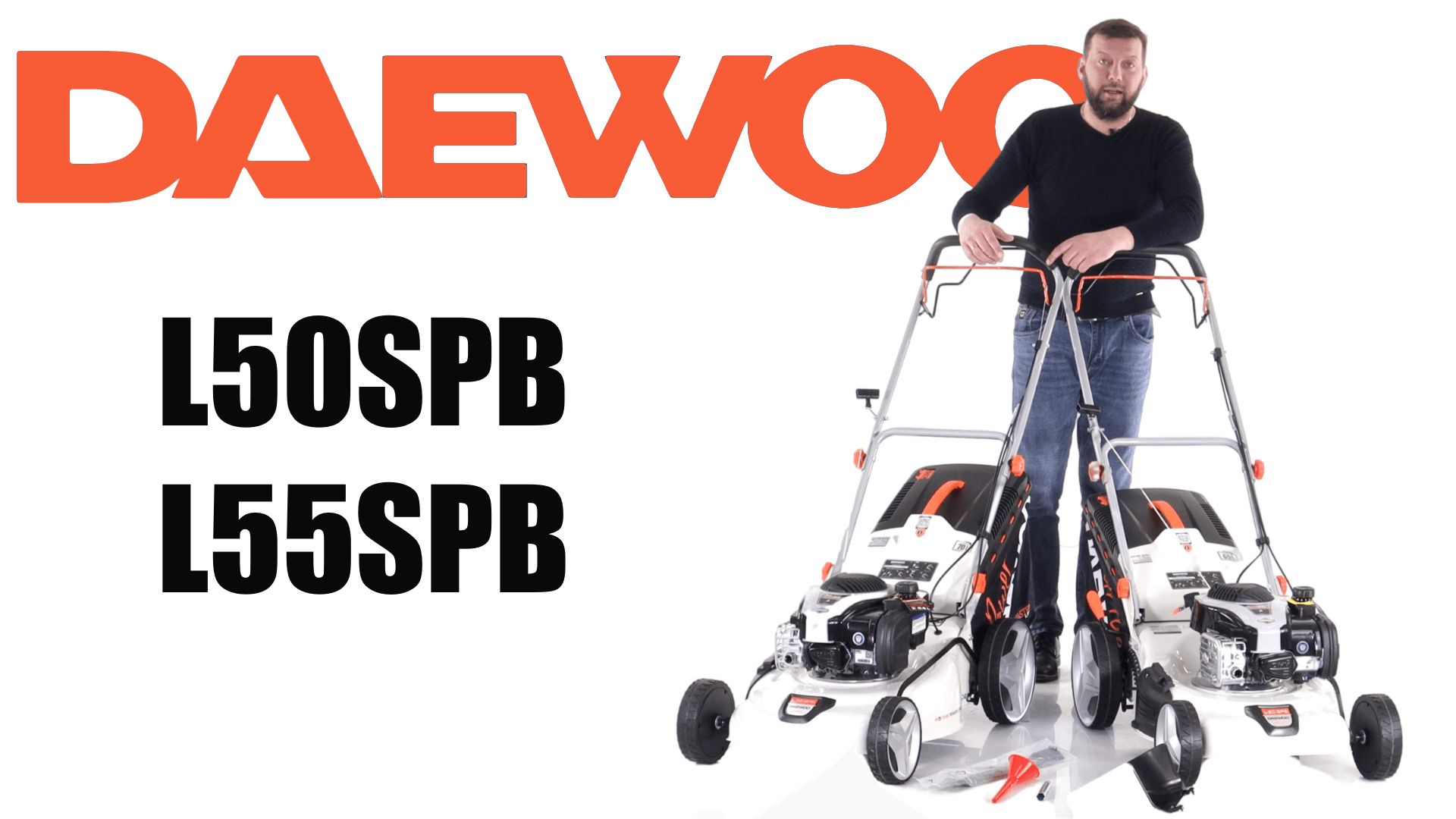Обзор и сравнение газонокосилок бензиновых Daewoo L 50SPB и L 55SPB смотреть онлайн