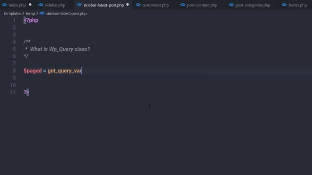 WP_Query Class - Sidebar - Premium Theme Development - 34 смотреть онлайн