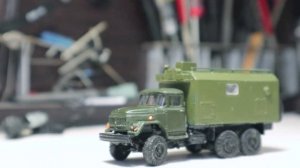 Грузовик Зил-131 на радиоуправлении (масштаб 1:87) | Радиоуправляемая модель