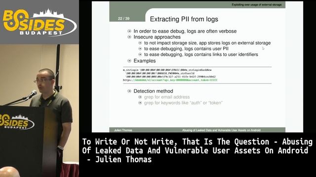Abusing Of Leaked Data And Vulnerable User Assets On Android смотреть онлайн